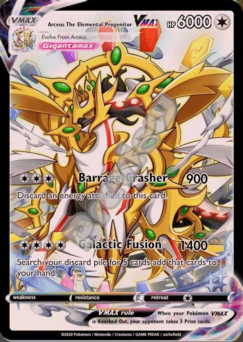 strongest arceus pokemon card